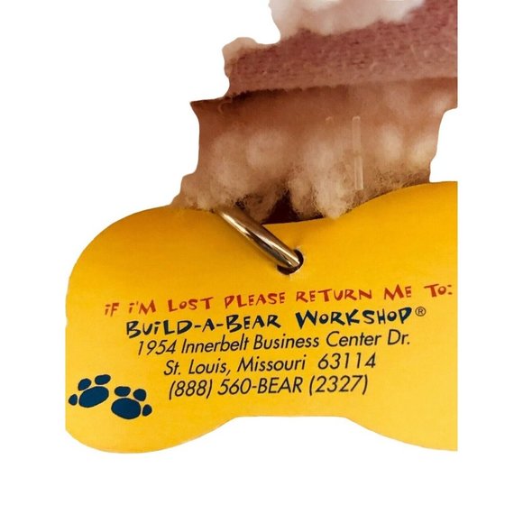 Build a Dog Bear White Pink Jacket and Pink Hat Tag Clothes Toys Workshop - Picture 9 of 11